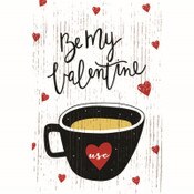 USC Be My Valentine Wooden Post Card